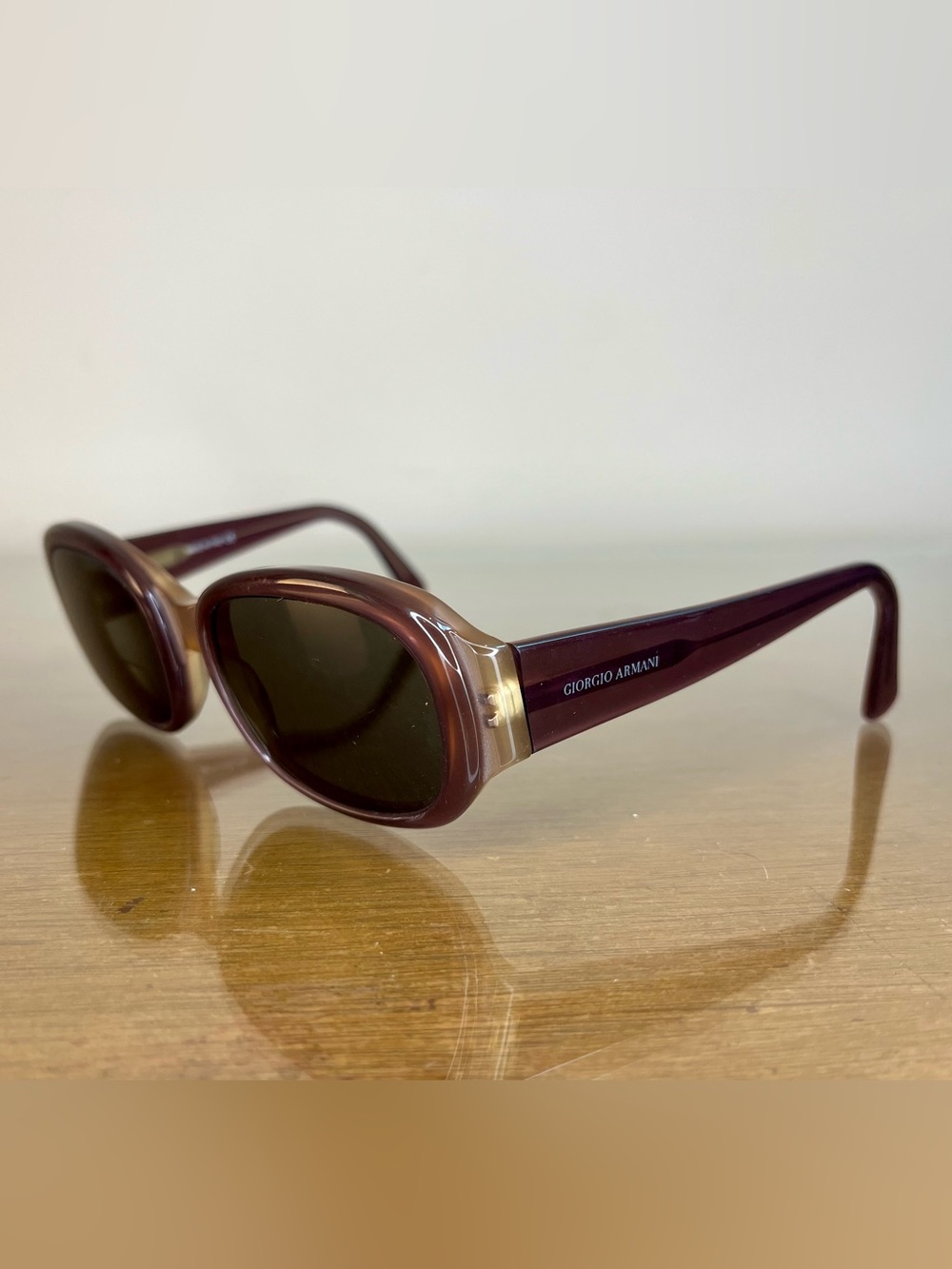 Vintage Giorgio Armani 90’s Sunglasses Frames Unisex 949 293/63 135 Rounded Sqre